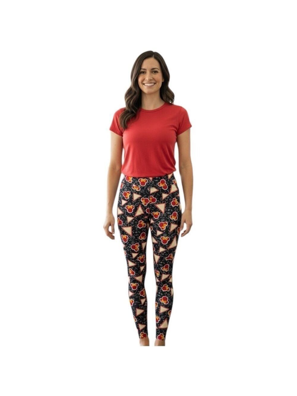 Lularoe One Size Disney Minnie Mouse Multi-color Leggings